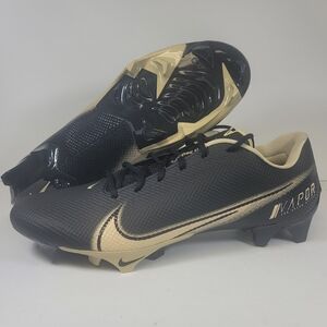 Nike Vapor Edge Speed 360 Football Cleats Low Mens Size 14 Black Gold CV6349-004